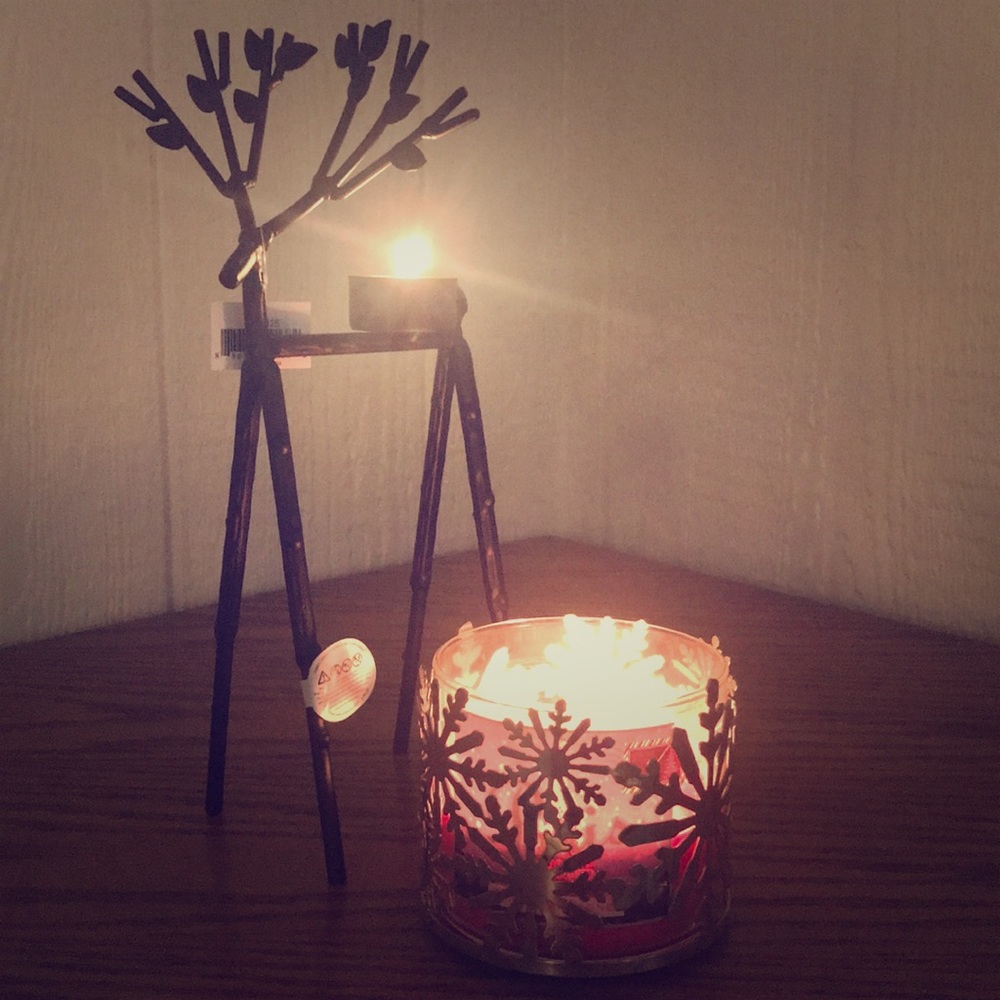 Winter Candle Holders